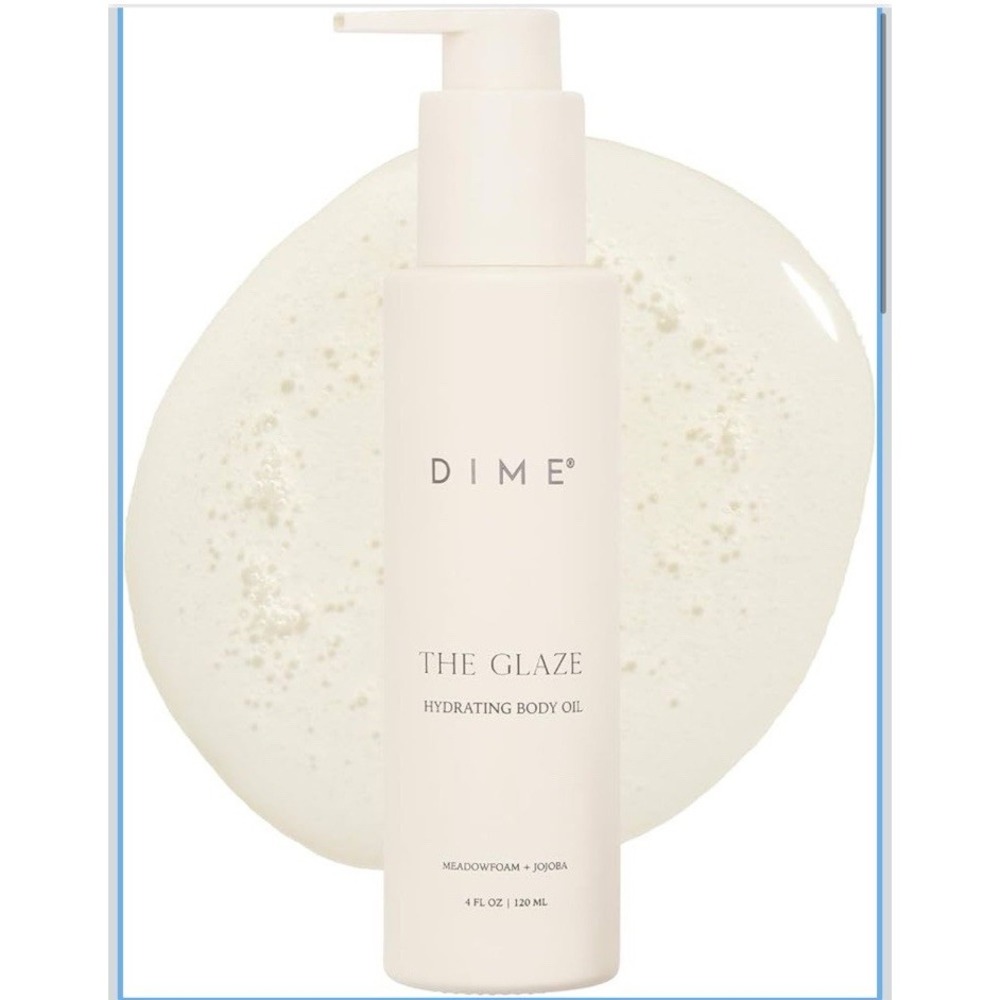 DIME The Glaze Hydrating Body Oil 4oz NEW Meadowfoam Jojoba Vegan